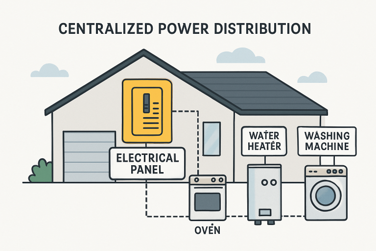 right electrical pane